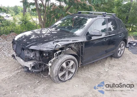 2020 Audi Q5 Premium 45 Tfsi Quattro S Tronic из США, поврежденный, VIN WA1ANAFY6L2105007